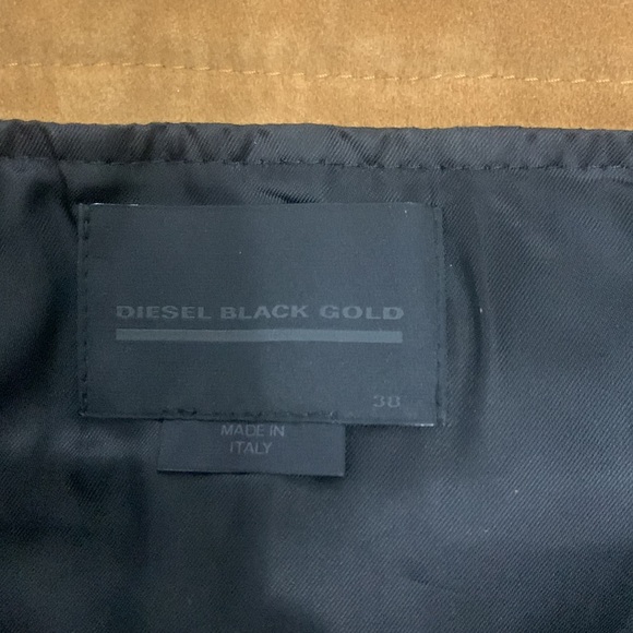 Brown Leather Skirt by Diesel Black Gold - Picture 9 of 11